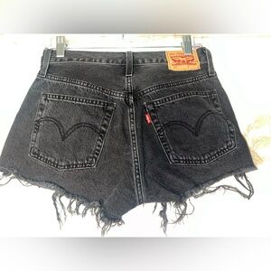 Black Levi’s 501 Jean Shorts